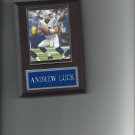 ANDREW LUCK PLAQUE INDIANAPOLIS COLTS FOOTBALL NFL GAME ACTION