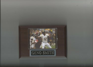 GENO SMITH PLAQUE WEST VIRGINIA MOUNTAINEERS FOOTBALL NCAA