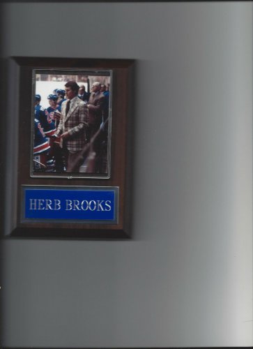 HERB BROOKS PLAQUE MIRACLE ON ICE COACH 1980 OLYMPIC GOLD MEDAL HOCKEY USA