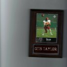 OTIS TAYLOR PLAQUE KANSAS CITY CHIEFS KC FOOTBALL NFL