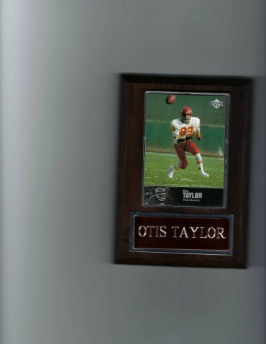 OTIS TAYLOR PLAQUE KANSAS CITY CHIEFS KC FOOTBALL NFL