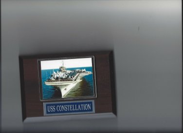 USS CONSTELLATION PLAQUE NAVY CV-64 AIRCRAFT CARRIER MILITARY US USA SHIP