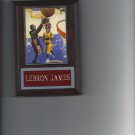 LEBRON JAMES PLAQUE BASKETBALL CLEVELAND CAVALIERS NBA GAME ACTION