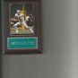 BOB GRIESE PLAQUE MIAMI DOLPHINS FOOTBALL NFL