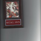MICHAEL IRVIN PLAQUE UNIVERSITY OF MIAMI FOOTBALL NCAA
