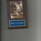 ROGER STAUBACH PLAQUE DALLAS COWBOYS FOOTBALL NFL GAME ACTION
