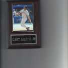 GARY SHEFFIELD PLAQUE SAN DIEGO PADRES BASEBALL MLB GAME ACTION