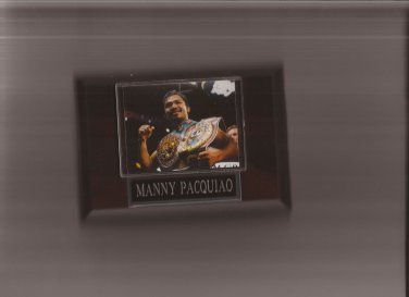 MANNY PACQUIAO BOXING PLAQUE