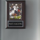 NATE KAEDING PLAQUE SAN DIEGO CHARGERS FOOTBALL NFL