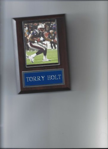 TORRY HOLT PLAQUE NEW ENGLAND PATRIOTS FOOTBALL NFL