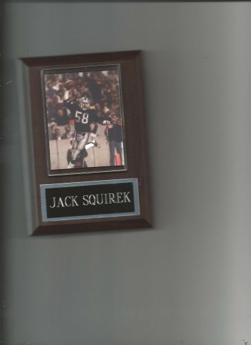 JACK SQUIREK PLAQUE OAKLAND RAIDERS LA FOOTBALL NFL