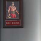 SCOTT STEINER PLAQUE WRESTLING CHAMPION WWF WWE WITH BELT LEGEND