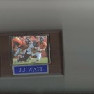 JJ WATT PLAQUE HOUSTON TEXANS J.J. FOOTBALL NFL