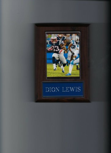 DION LEWIS PLAQUE NEW ENGLAND PATRIOTS FOOTBALL NFL GAME ACTION