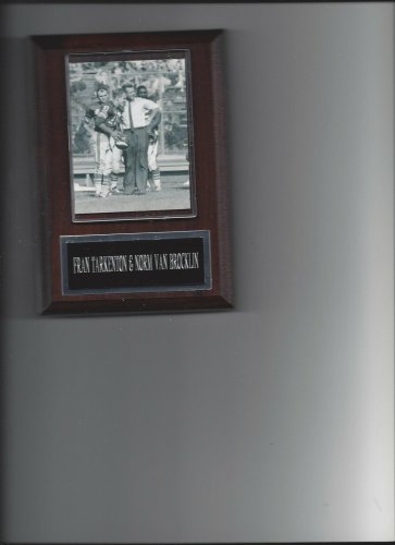 FRAN TARKENTON & NORM VAN BROCKLIN PLAQUE MINNESOTA VIKINGS FOOTBALL NFL