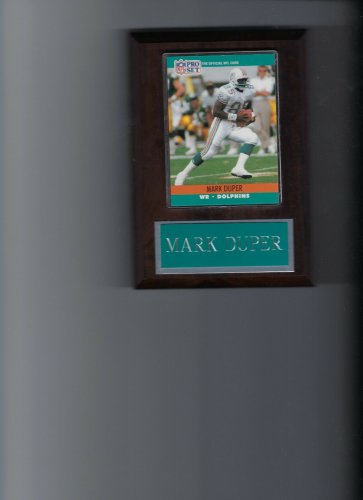 MARK DUPER PLAQUE MIAMI DOLPHINS FOOTBALL NFL