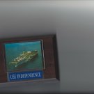 USS INDEPENDENCE PLAQUE NAVY CV-62  AIRCRAFT CARRIER MILITARY US USA SHIP