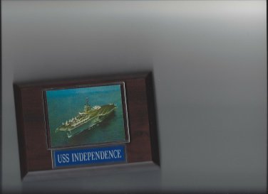 USS INDEPENDENCE PLAQUE NAVY CV-62  AIRCRAFT CARRIER MILITARY US USA SHIP