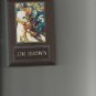 JIM BROWN PLAQUE CLEVELAND BROWNS FOOTBALL NFL GAME ACTION