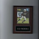 SIO MOORE PLAQUE OAKLAND RAIDERS LA FOOTBALL NFL