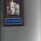 JOE DIMAGGIO PLAQUE NEW YORK YANKEES NY BASEBALL MLB