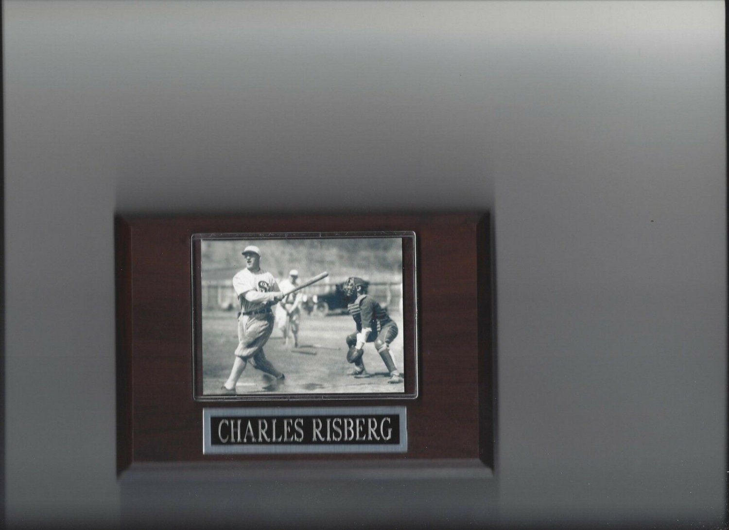 CHARLES SWEDE RISBERG PLAQUE BLACK SOX BASEBALL MLB 1919 CHICAGO WHITE SOX