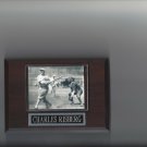 CHARLES SWEDE RISBERG PLAQUE BLACK SOX BASEBALL MLB 1919 CHICAGO WHITE SOX