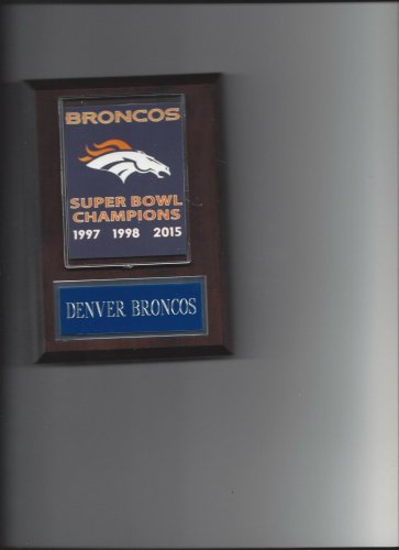 DENVER BRONCOS SB BANNER PLAQUE SUPER BOWL CHAMPS CHAMPIONS FOOTBALL NFL