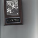 ALAN PAGE PLAQUE MINNESOTA VIKINGS FOOTBALL NFL GAME ACTION