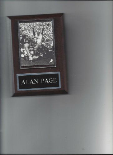 ALAN PAGE PLAQUE MINNESOTA VIKINGS FOOTBALL NFL GAME ACTION
