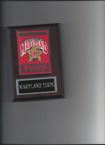 MARYLAND TERPS PLAQUE BANNER NCAA UNIVERSITY OF MARYLAND TERRAPINS LOGO