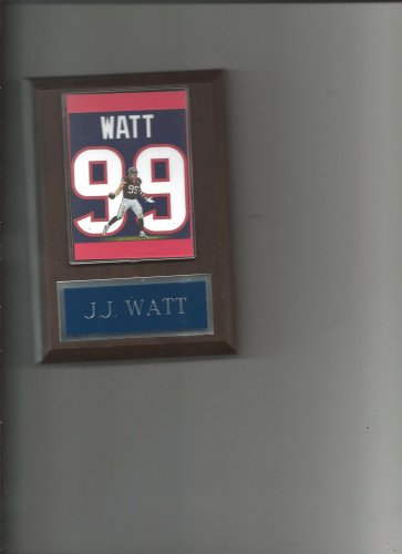 JJ WATT JERSEY PLAQUE HOUSTON TEXANS J.J. FOOTBALL NFL