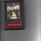 JOHN DAVIDSON PLAQUE NEW YORK RANGERS NY HOCKEY NHL