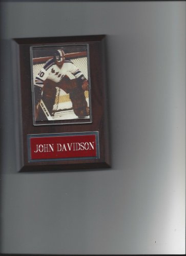 JOHN DAVIDSON PLAQUE NEW YORK RANGERS NY HOCKEY NHL