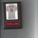 TED WILLIAMS JERSEY PLAQUE BOSTON RED SOX BASEBALL MLB PHOTO PLAQUE