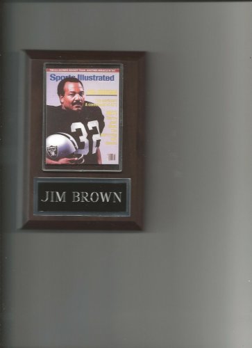 JIM  BROWN PLAQUE OAKLAND RAIDERS LA FOOTBALL NFL RARE