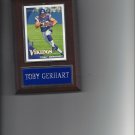 TOBY GERHART PLAQUE MINNESOTA VIKINGS FOOTBALL NFL