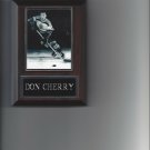 DON CHERRY PLAQUE BOSTON BRUINS HOCKEY NHL