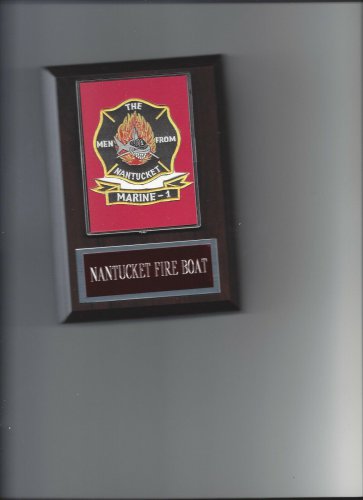 NANTUCKET FIRE BOAT PLAQUE MASSACHUSETTS FIREBOAT MARINE 1 UNIT PHOTO PLAQUE