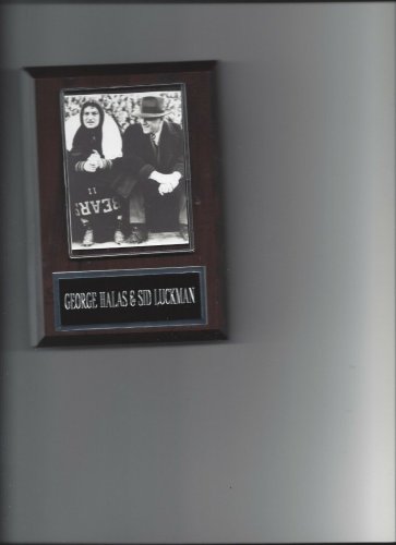 GEORGE HALAS & SID LUCKMAN PLAQUE OAKLAND RAIDERS FOOTBALL NFL