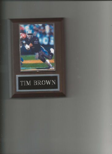 TIM BROWN PLAQUE OAKLAND RAIDERS LA FOOTBALL NFL