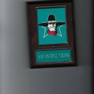 SAN ANTONIO TEXANS PLAQUE FOOTBALL CFL