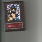 RONNIE LOTT PLAQUE USC TROJANS FOOTBALL NCAA SOUTHERN UNIVERSITY OF CALIFORNIA