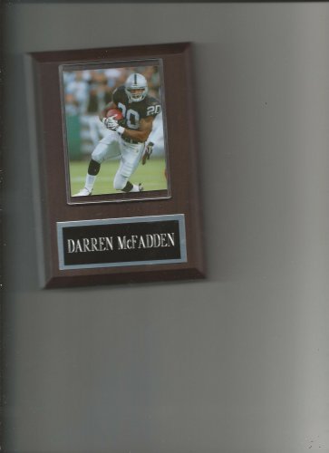 DARREN McFADDEN PLAQUE OAKLAND RAIDERS LA FOOTBALL NFL