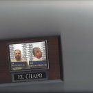 EL CHAPO MUG SHOT PLAQUE MEXICO ORGANIZED CRIME PHOTO PLAQUE DRUG CARTEL