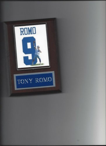 TONY ROMO JERSEY PLAQUE DALLAS COWBOYS FOOTBALL NFL PHOTO PLAQUE