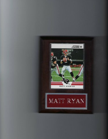 MATT RYAN PLAQUE ATLANTA FALCONS FOOTBALL NFL