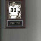 JIM OTTO PLAQUE OAKLAND RAIDERS LA FOOTBALL NFL