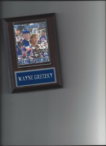 WAYNE GRETZKY COLLAGE PLAQUE ST. LOUIS BLUES LA KINGS RANGERS OILERS HOCKEY NHL