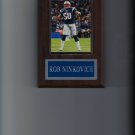 ROB NINKOVICH PLAQUE NEW ENGLAND PATRIOTS FOOTBALL NFL GAME ACTION